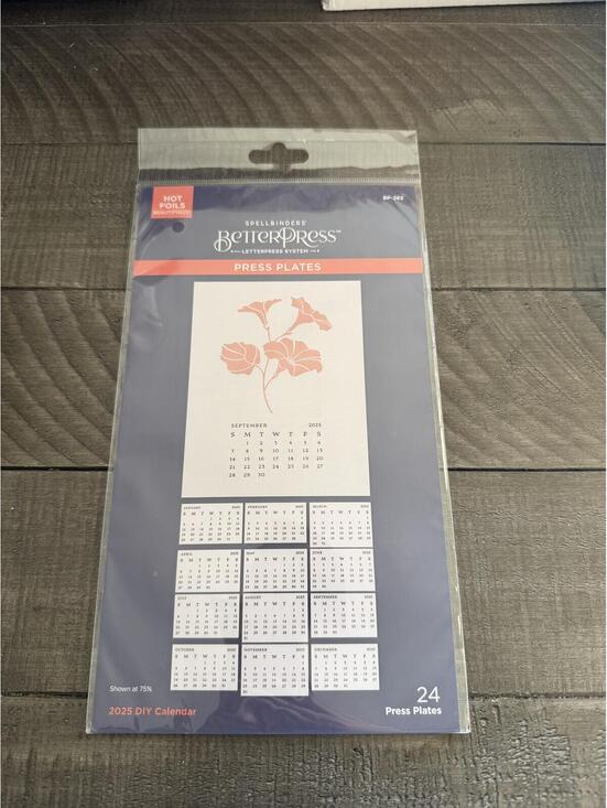 Spellbinders Other - Spellbinders Better Press Press Plate 2025 DIY Calendar